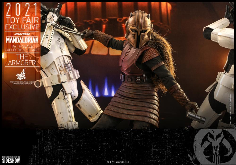 The Mandalorian TMS044 The Armorer 1/6th Scale 2021 Toy Fair Exclusive Collectible Figure Gallery Image 10