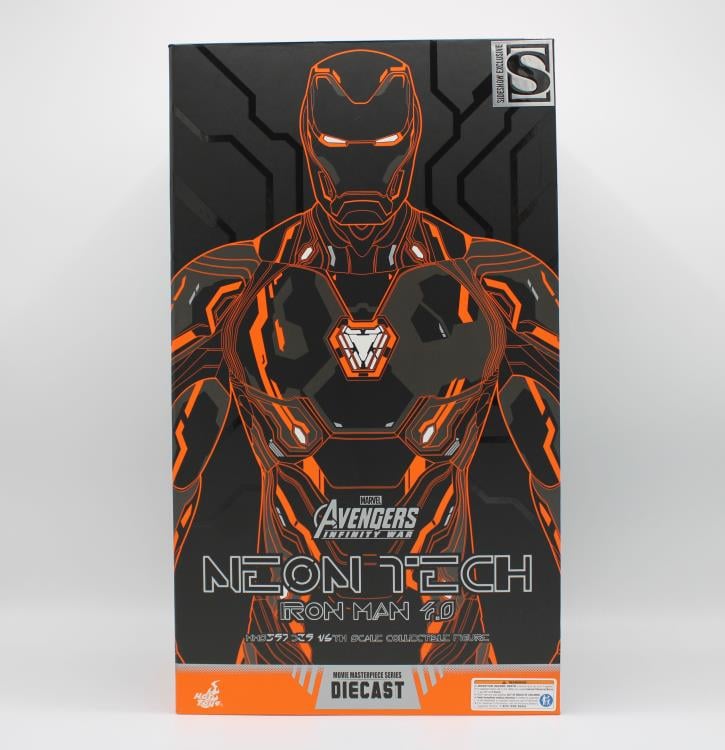 Avengers: Infinity War MMS597D39 Neon Tech Iron Man 4.0 1/6th Scale 2021 Toy Fair Exclusive Collectible Figure Gallery Image 22