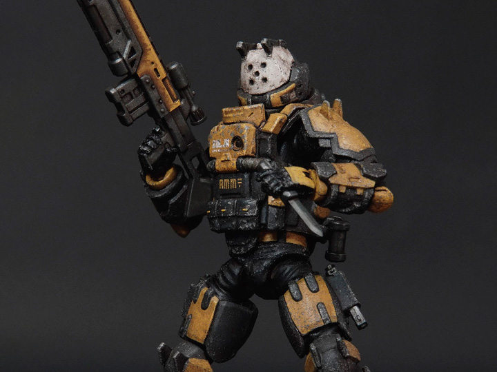 Acid Rain FAV-A73 Yellowjacket Captain Action Figure Gallery Image 1
