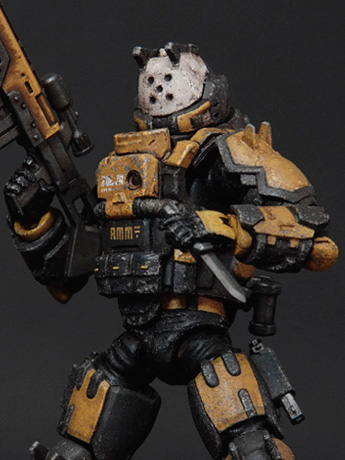 Acid Rain FAV-A73 Yellowjacket Captain Action Figure Gallery Image 2
