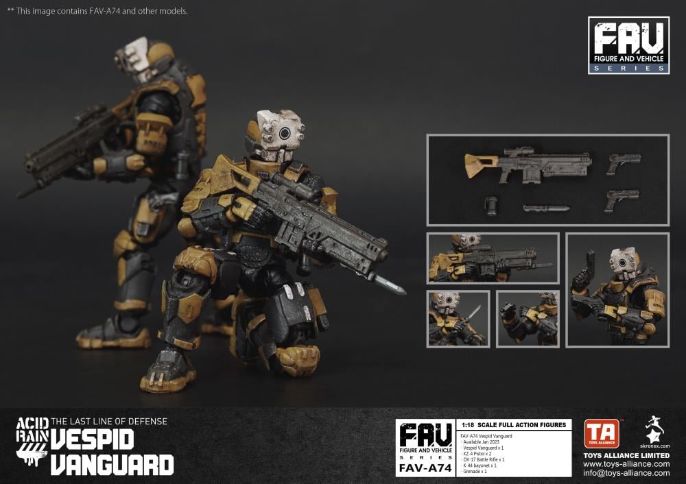 Acid Rain FAV-A74 Vespid Vanguard Action Figure Gallery Image 4