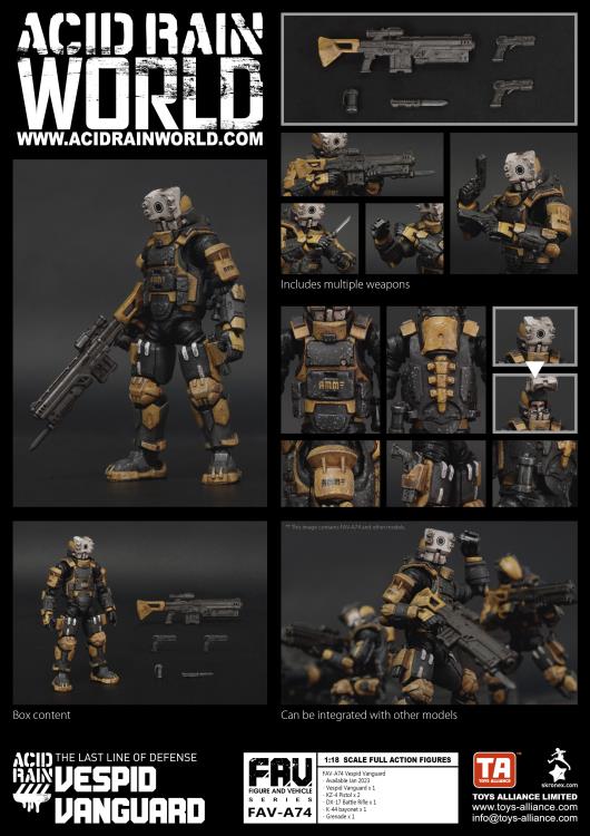 Acid Rain FAV-A74 Vespid Vanguard Action Figure Gallery Image 3