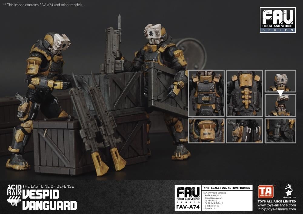 Acid Rain FAV-A74 Vespid Vanguard Action Figure Gallery Image 5