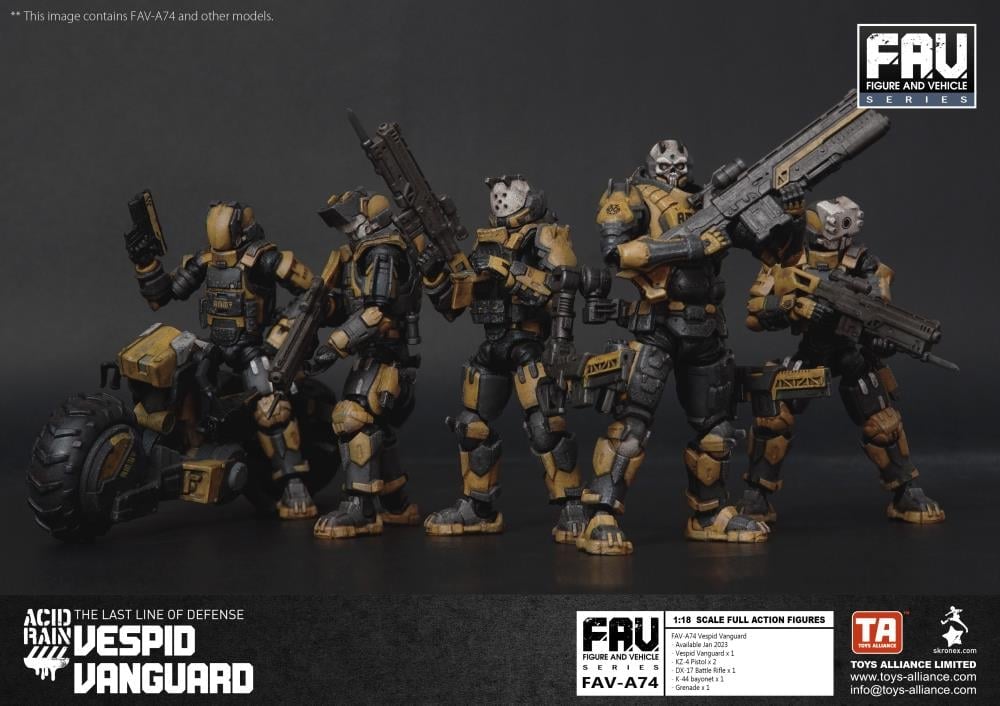 Acid Rain FAV-A74 Vespid Vanguard Action Figure Gallery Image 7