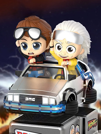 Back to the Future Part II CosRider Marty and Doc