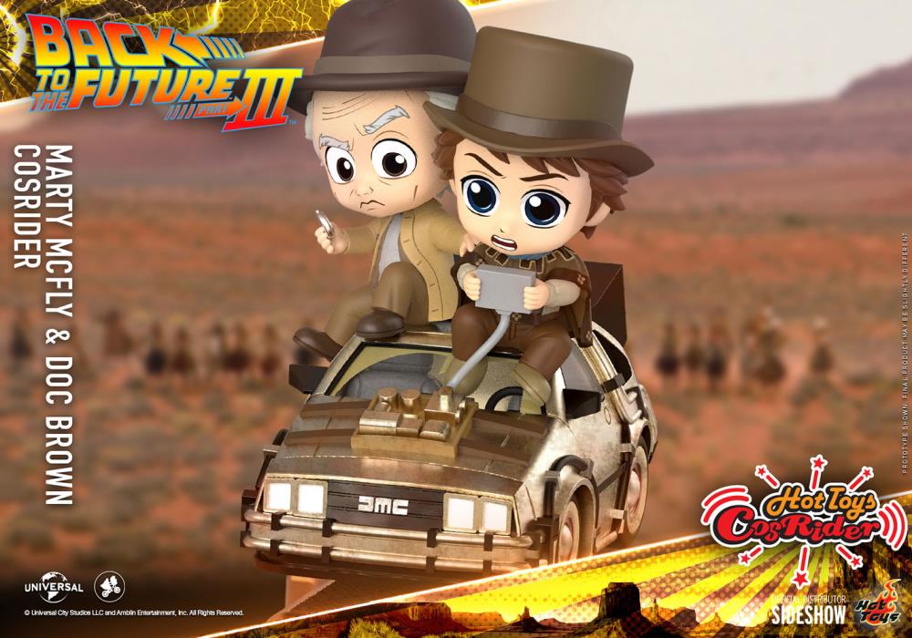 Back to the Future Part III CosRider Marty and Doc Gallery Image 6