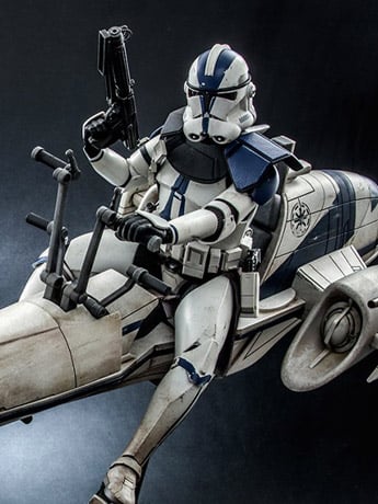 Star Wars: The Clone Wars TMS076 Commander Appo & BARC Speeder 1