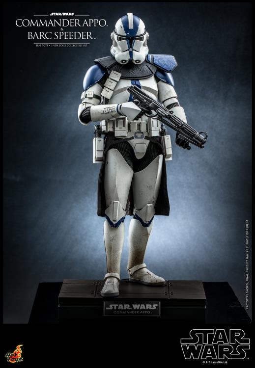 ホットトイズ TMS076ズ コマンダー・アポー＆BARCスピーダー 1/6 Star Wars: The Clone Wars TMS076 Commander Appo & BARC Speeder 1