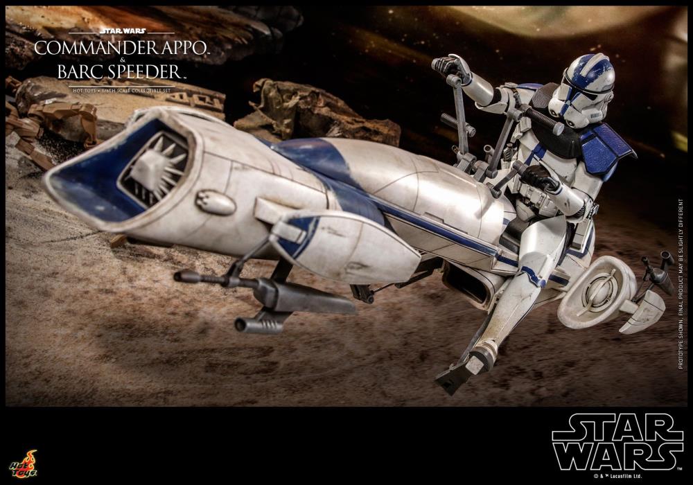 Star Wars: The Clone Wars TMS076 Commander Appo & BARC Speeder 1