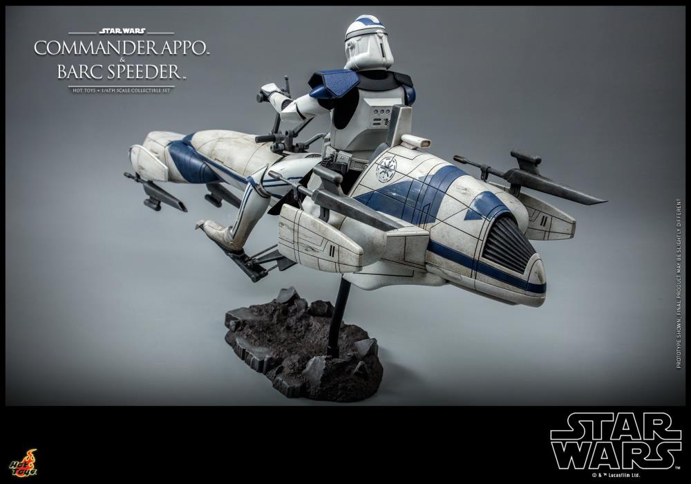 Star Wars: The Clone Wars TMS076 Commander Appo & BARC Speeder 1