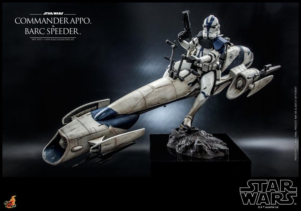 Star Wars: The Clone Wars TMS076 Commander Appo & BARC Speeder 1