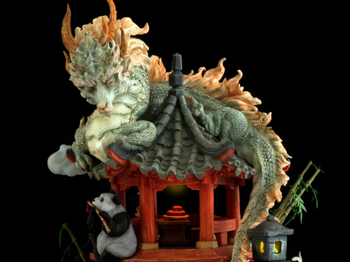 Maria Panfilova Artist Series Dragon's Lullaby Statue Gallery Image 1