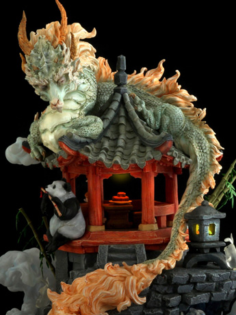 Maria Panfilova Artist Series Dragon's Lullaby Statue Gallery Image 2
