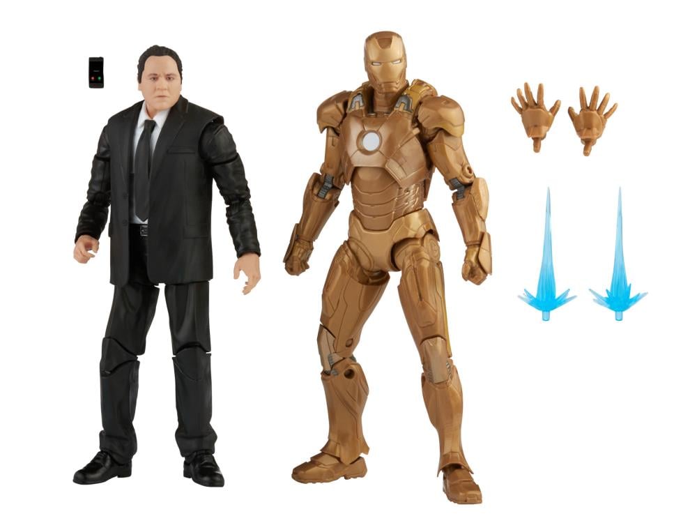 Iron Man 3 Marvel Legends The Infinity Saga Happy & Iron Man Mark XXI Two-Pack Exclusive Gallery Image 11