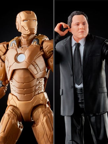 Iron Man 3 Marvel Legends The Infinity Saga Happy & Iron Man Mark XXI Two-Pack Exclusive Gallery Image 2