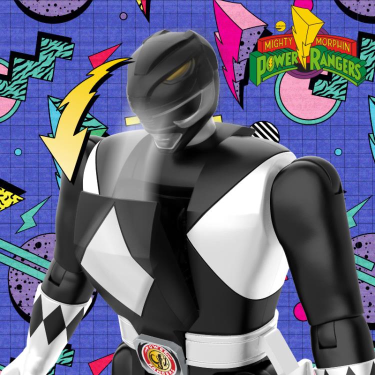 Mighty Morphin Power Rangers Retro Morphin Black Ranger Exclusive Figure Gallery Image 13