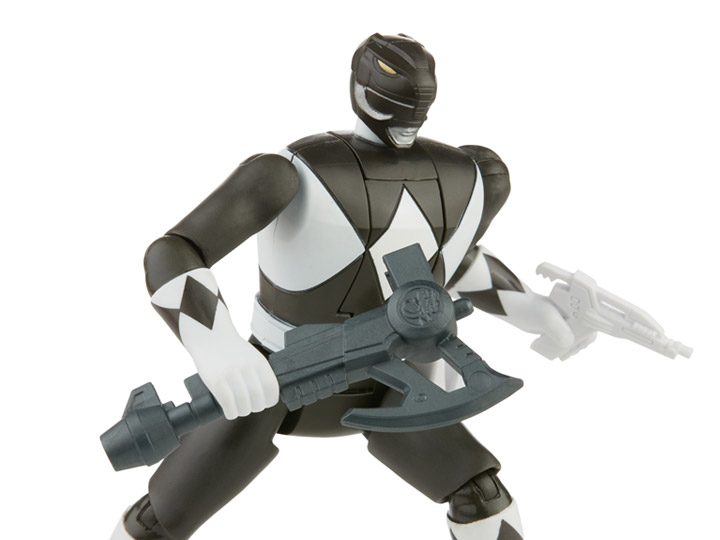 Mighty Morphin Power Rangers Retro Morphin Black Ranger Exclusive Figure Gallery Image 1