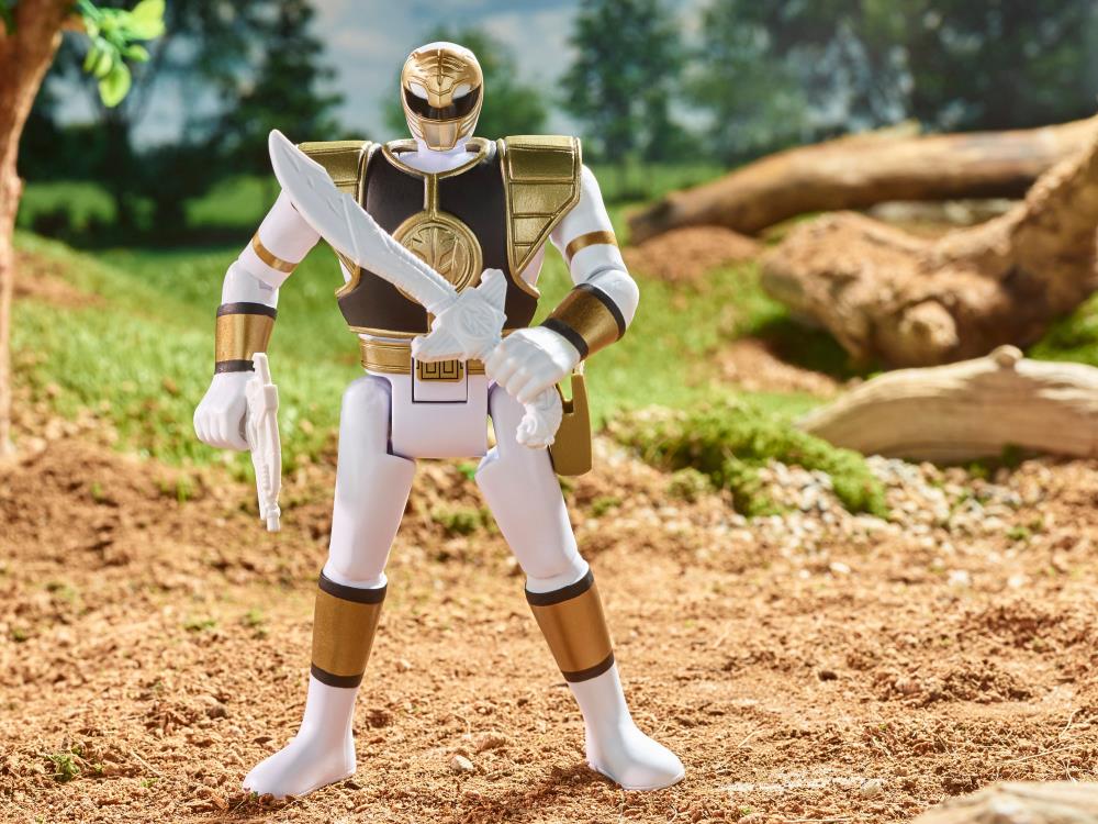 Mighty Morphin Power Rangers Retro Morphin White Ranger Exclusive Figure Gallery Image 3