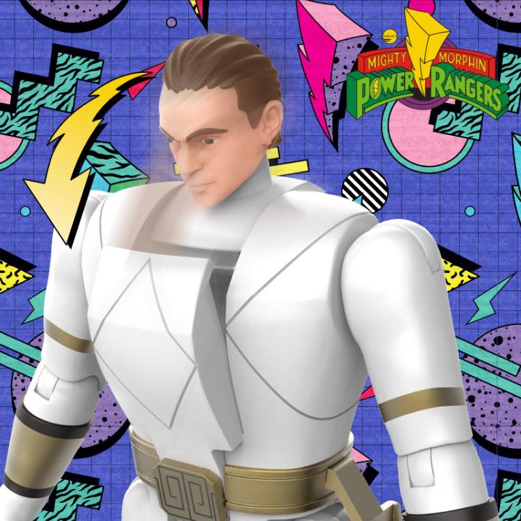 Mighty Morphin Power Rangers Retro Morphin White Ranger Exclusive Figure Gallery Image 8
