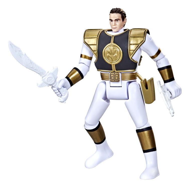Mighty Morphin Power Rangers Retro Morphin White Ranger Exclusive Figure Gallery Image 6