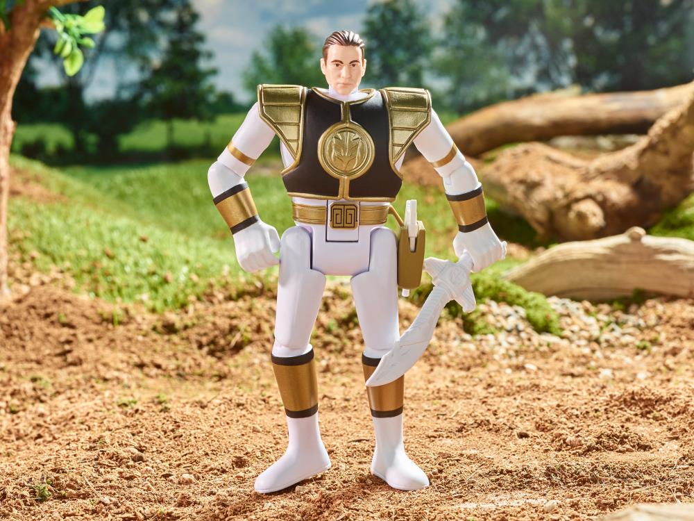 Mighty Morphin Power Rangers Retro Morphin White Ranger Exclusive Figure Gallery Image 4