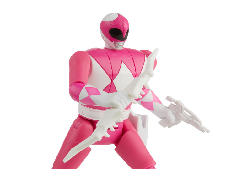 Mighty Morphin Power Rangers Retro Morphin Pink Ranger Exclusive Figure Gallery Image 1