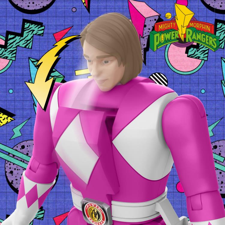 Mighty Morphin Power Rangers Retro Morphin Pink Ranger Exclusive Figure Gallery Image 11