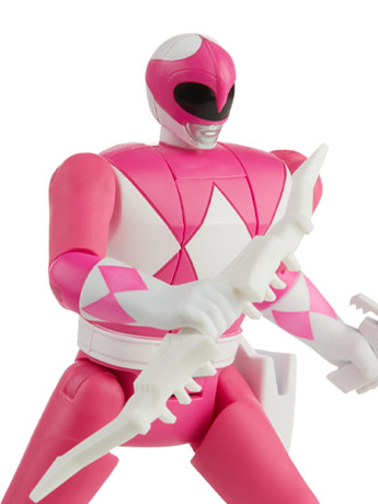 Mighty Morphin Power Rangers Retro Morphin Pink Ranger Exclusive Figure Gallery Image 2