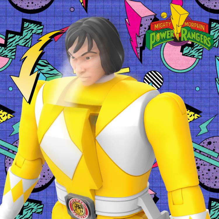 Mighty Morphin Power Rangers Retro Morphin Yellow Ranger Exclusive Figure Gallery Image 9