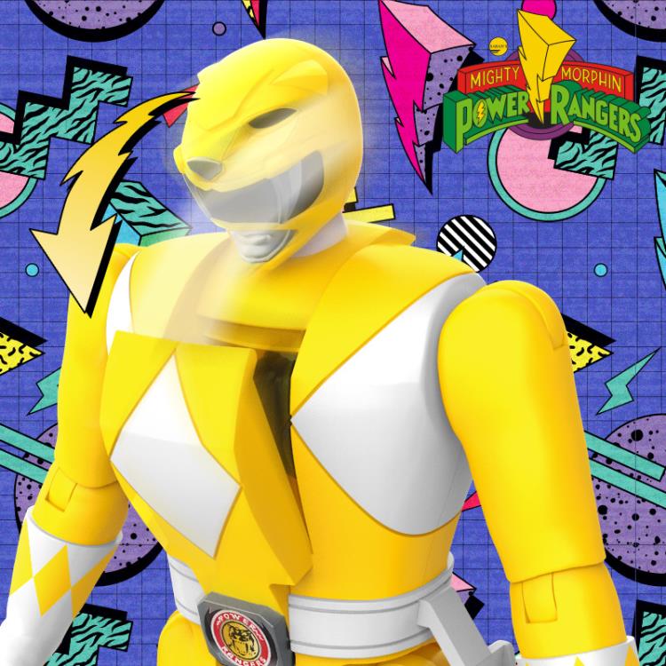 Mighty Morphin Power Rangers Retro Morphin Yellow Ranger Exclusive Figure Gallery Image 8