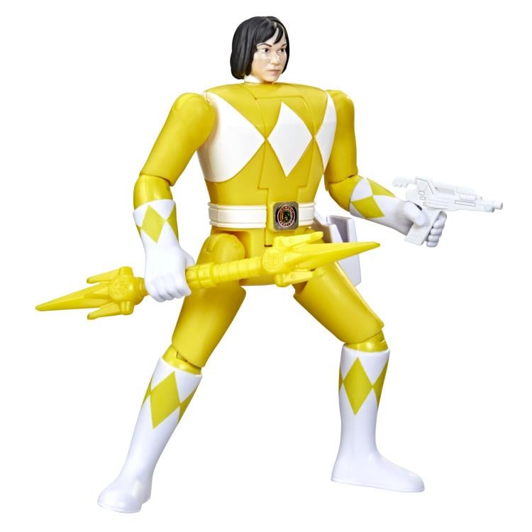 Mighty Morphin Power Rangers Retro Morphin Yellow Ranger Exclusive Figure Gallery Image 7