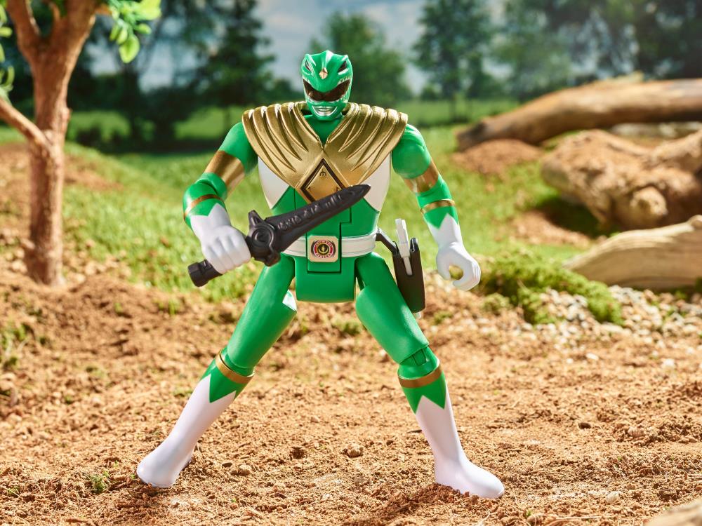 Mighty Morphin Power Rangers Retro Morphin Green Ranger Exclusive Figure Gallery Image 3