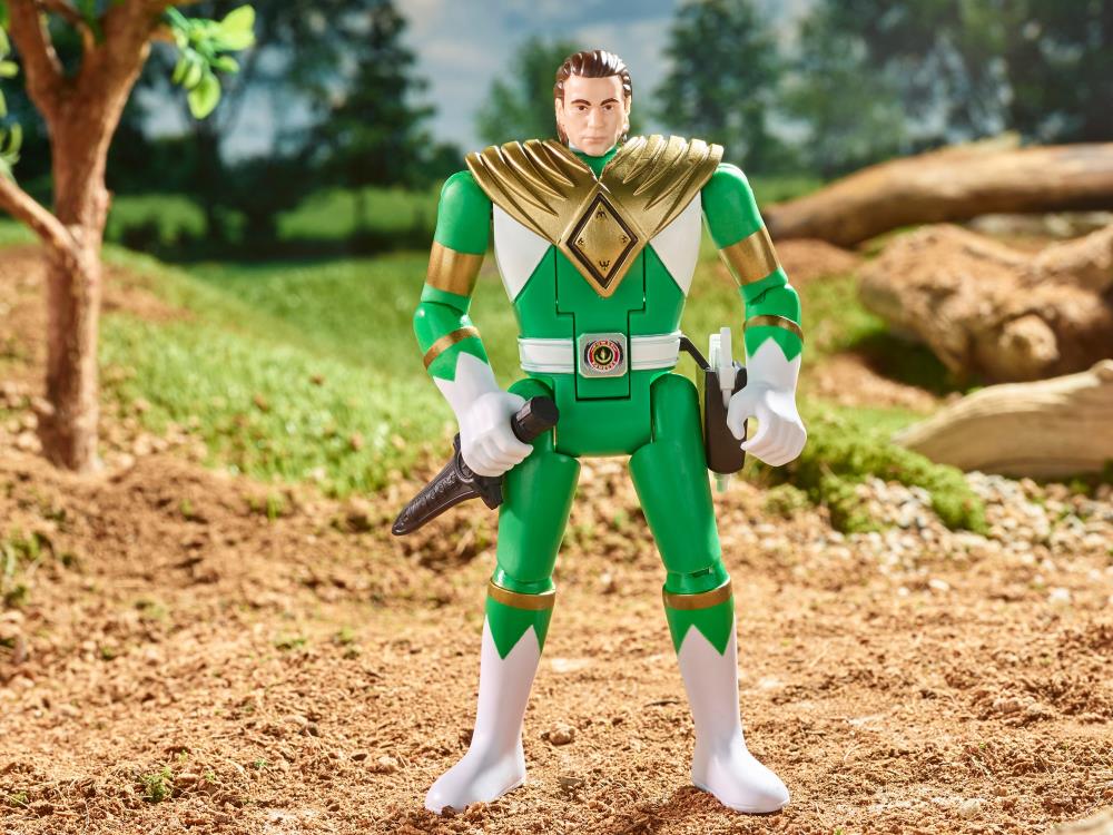 Mighty Morphin Power Rangers Retro Morphin Green Ranger Exclusive Figure Gallery Image 5