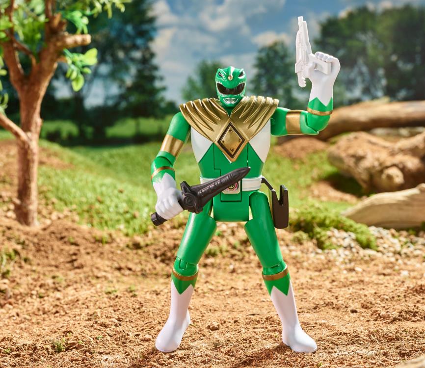 Mighty Morphin Power Rangers Retro Morphin Green Ranger Exclusive Figure Gallery Image 4
