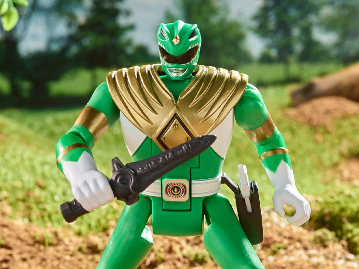 Mighty Morphin Power Rangers Retro Morphin Green Ranger Exclusive Figure Gallery Image 1