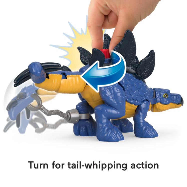 Jurassic World: Dominion Imaginext Stegosaurus & Dr. Grant Figure Set Gallery Image 4