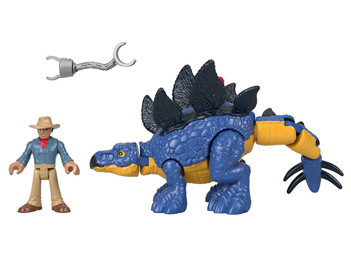 Jurassic World: Dominion Imaginext Stegosaurus & Dr. Grant Figure Set Gallery Image 1