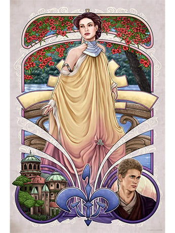 Star Wars: Attack of the Clones The Senator and the Jedi Limited Edition Lithograph Gallery Image 2