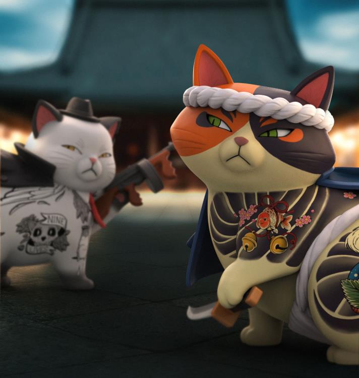 SyndiCats Nyakuza Limited Edition Figure Gallery Image 4