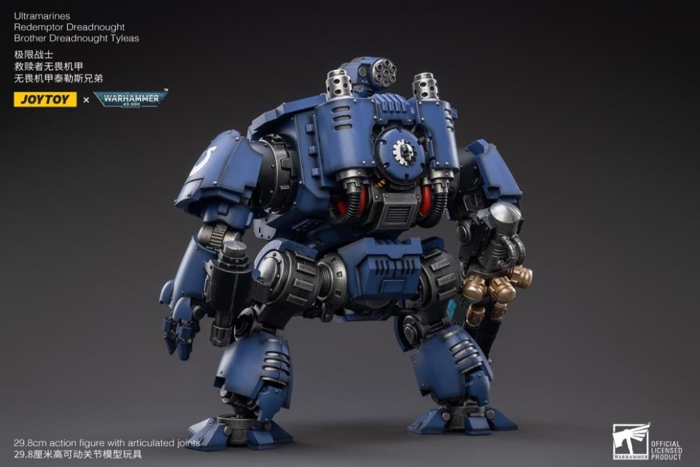 Warhammer 40K Ultramarines Redemptor Dreadnought Brother Tyleas 1/18 Scale Figure Gallery Image 7