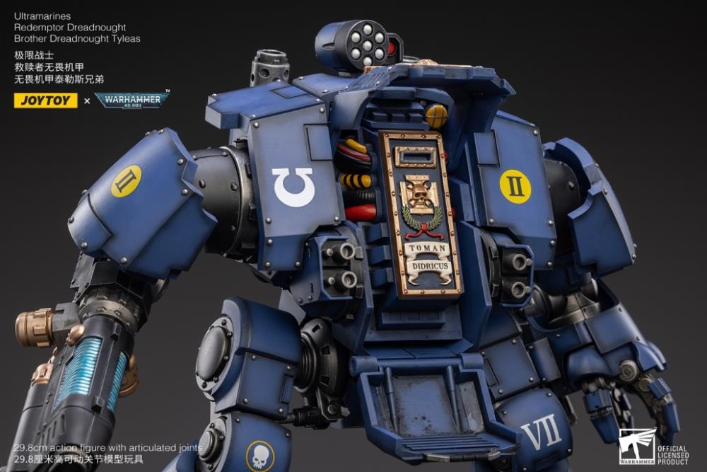 Warhammer 40K Ultramarines Redemptor Dreadnought Brother Tyleas 1/18 Scale Figure Gallery Image 11