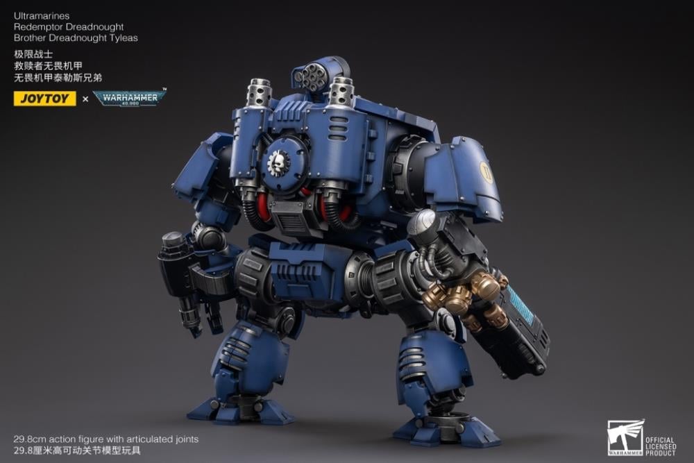 Warhammer 40K Ultramarines Redemptor Dreadnought Brother Tyleas 1/18 Scale Figure Gallery Image 5