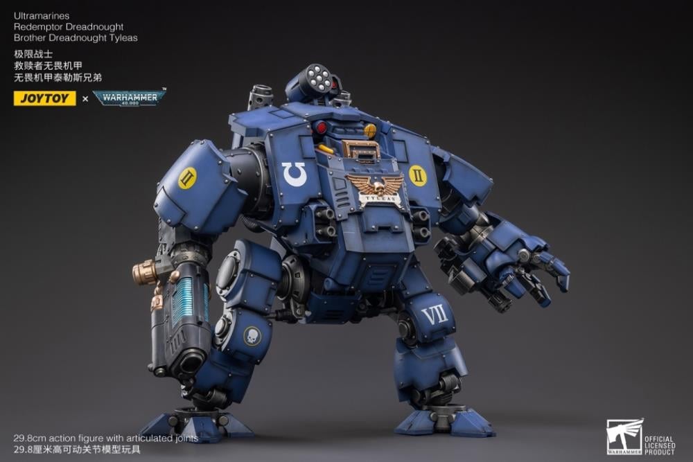Warhammer 40K Ultramarines Redemptor Dreadnought Brother Tyleas 1/18 Scale Figure Gallery Image 10