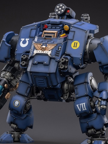 Warhammer 40K Ultramarines Redemptor Dreadnought Brother Tyleas 1/18 Scale Figure Gallery Image 2