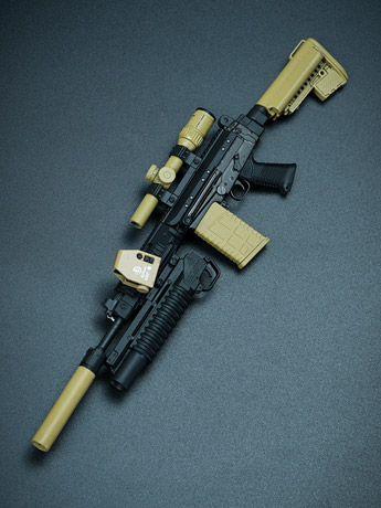 Private Military Contractor Weapon Set C SA 58 7.62 Assault Rifle (Ver. D) 1/6 Scale Accessory Set Gallery Image 2