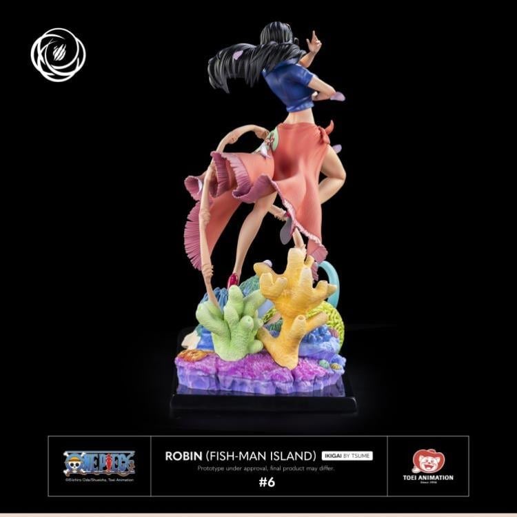 One Piece Ikigai Robin (Fish-Man Island) 1/6 Scale Limited Edition Statue Gallery Image 7