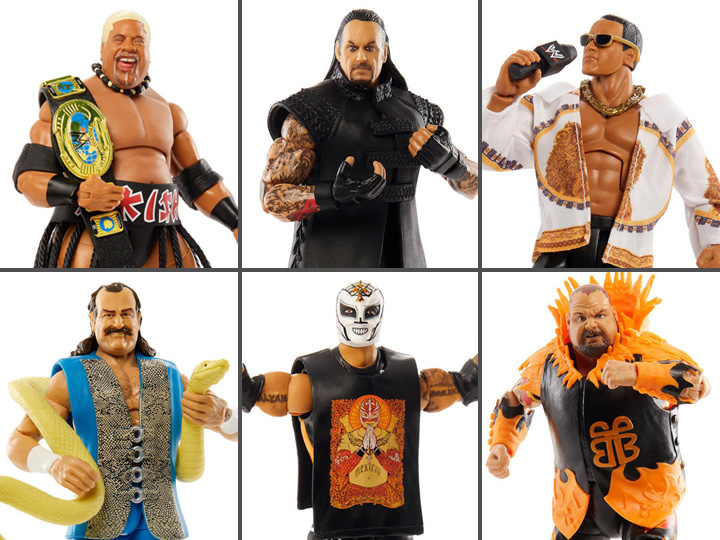 WWE Elite Collection Greatest Hits Set of 6 Figures Gallery Image 1