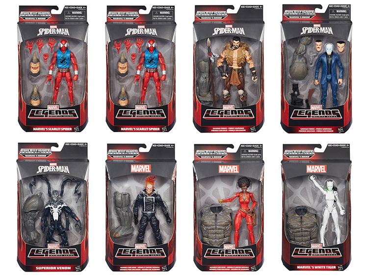 Spider-Man Marvel Legends Infinite Series Wave 2 Case of 8 (Rhino BAF)