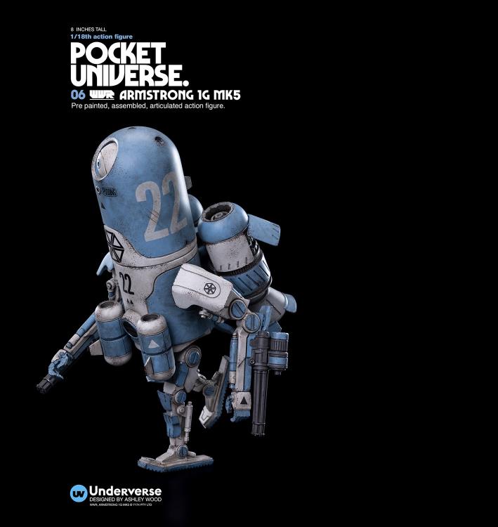 World War Robot Pocket Universe Armstrong 1G MK5 (Mediterranean Guard) 1/18 Scale Figure Gallery Image 3