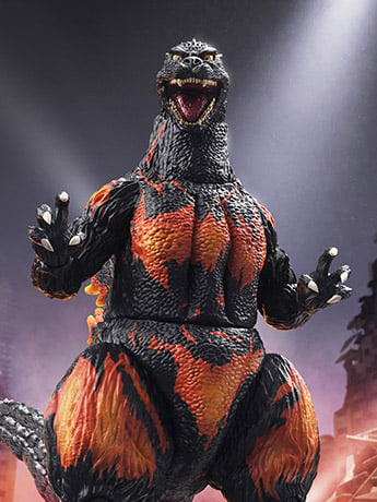 Godzilla vs. Destroyah ULTIMATES! Burning Godzilla 1995 Action Figure Gallery Image 2